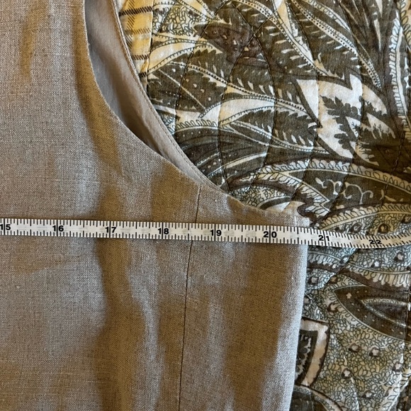 Beautiful Eileen Fisher linen embellished dress - Picture 5 of 6